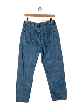 Still Here High-Rise Straight Leg Jeans