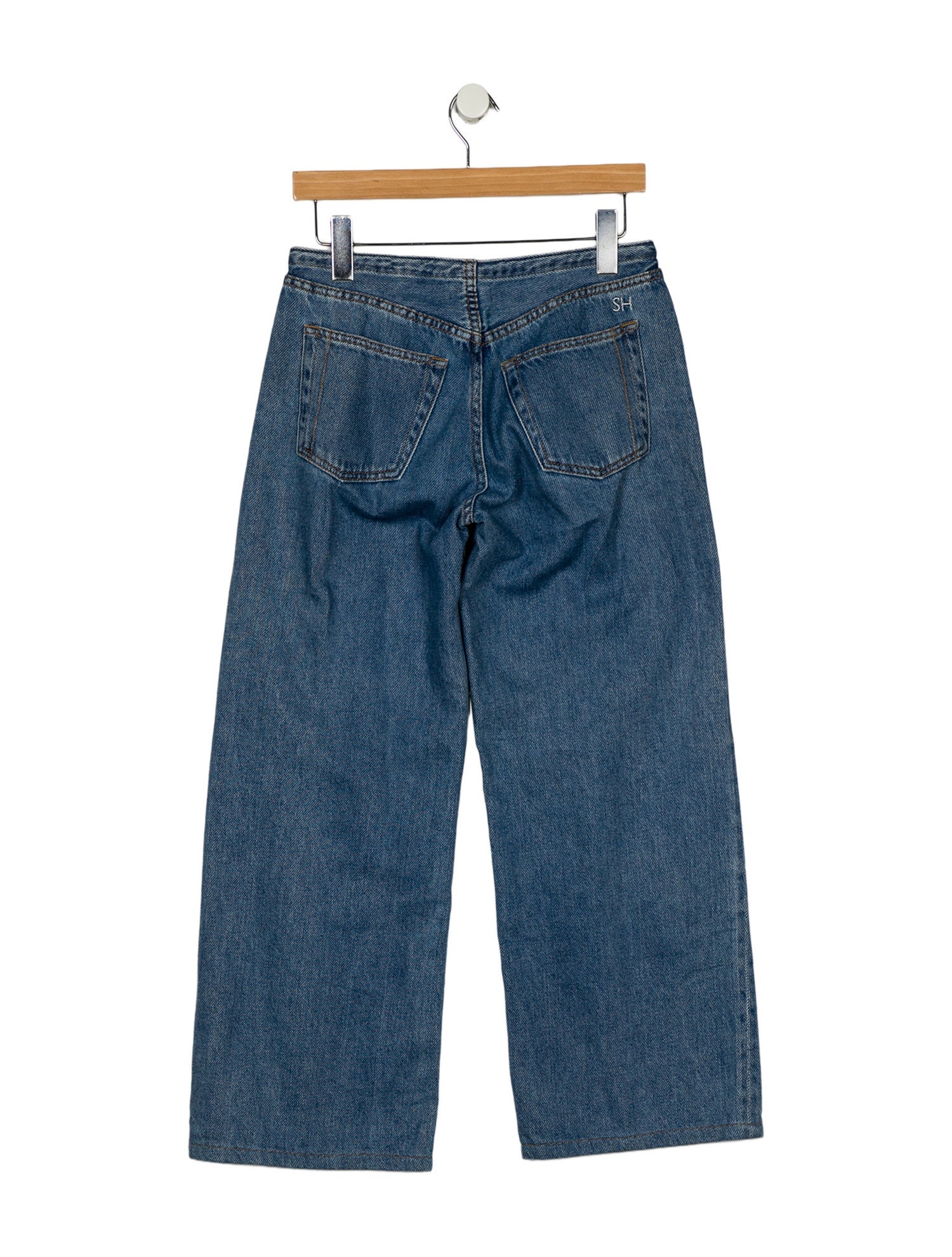 Still Here Mid-Rise Wide Leg Jeans