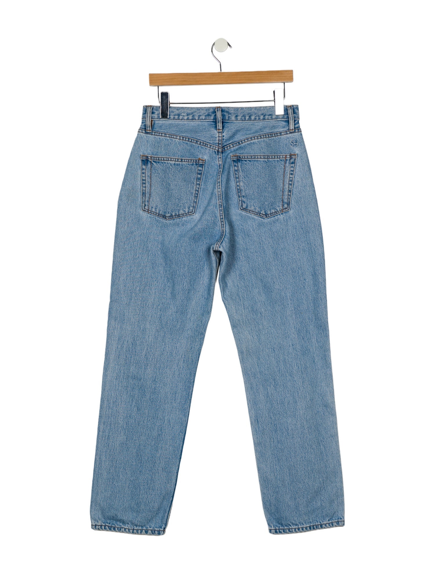Still Here High-Rise Straight Leg Jeans
