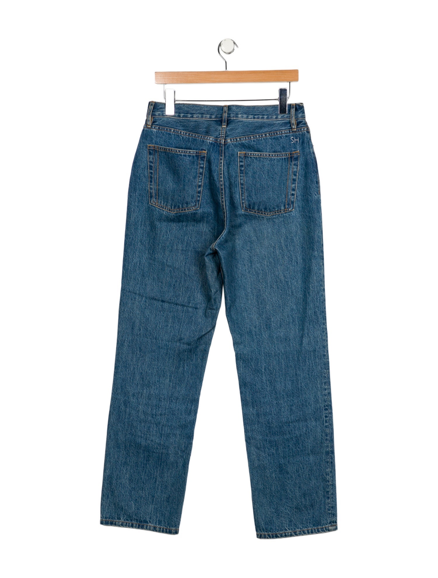 Still Here High-Rise Straight Leg Jeans