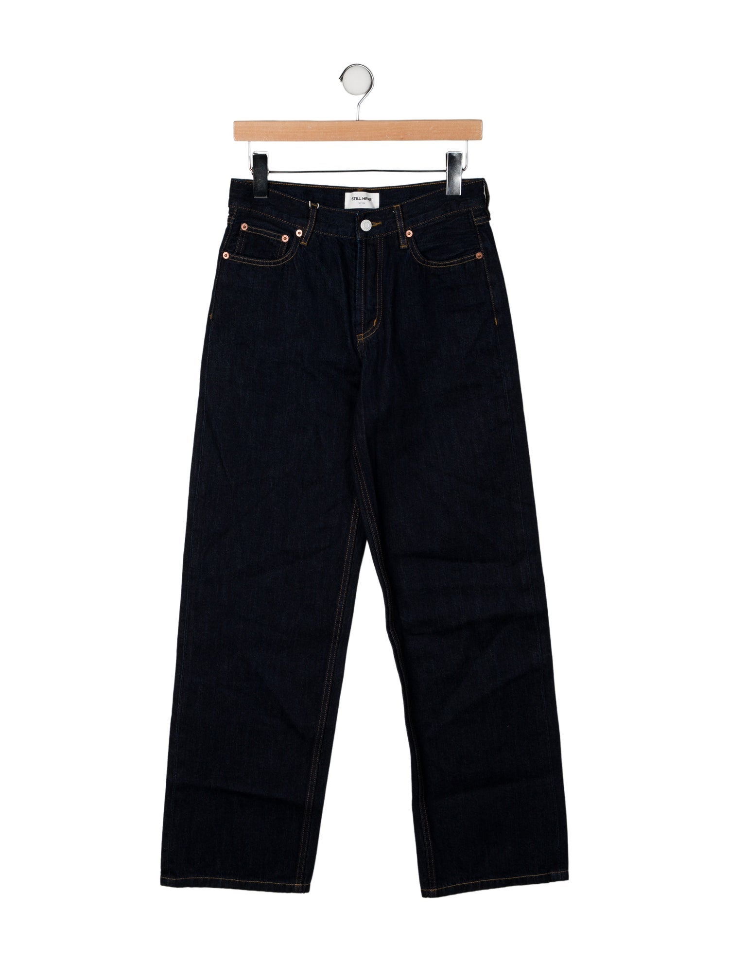 Still Here High-Rise Wide Leg Jeans w/ Tags