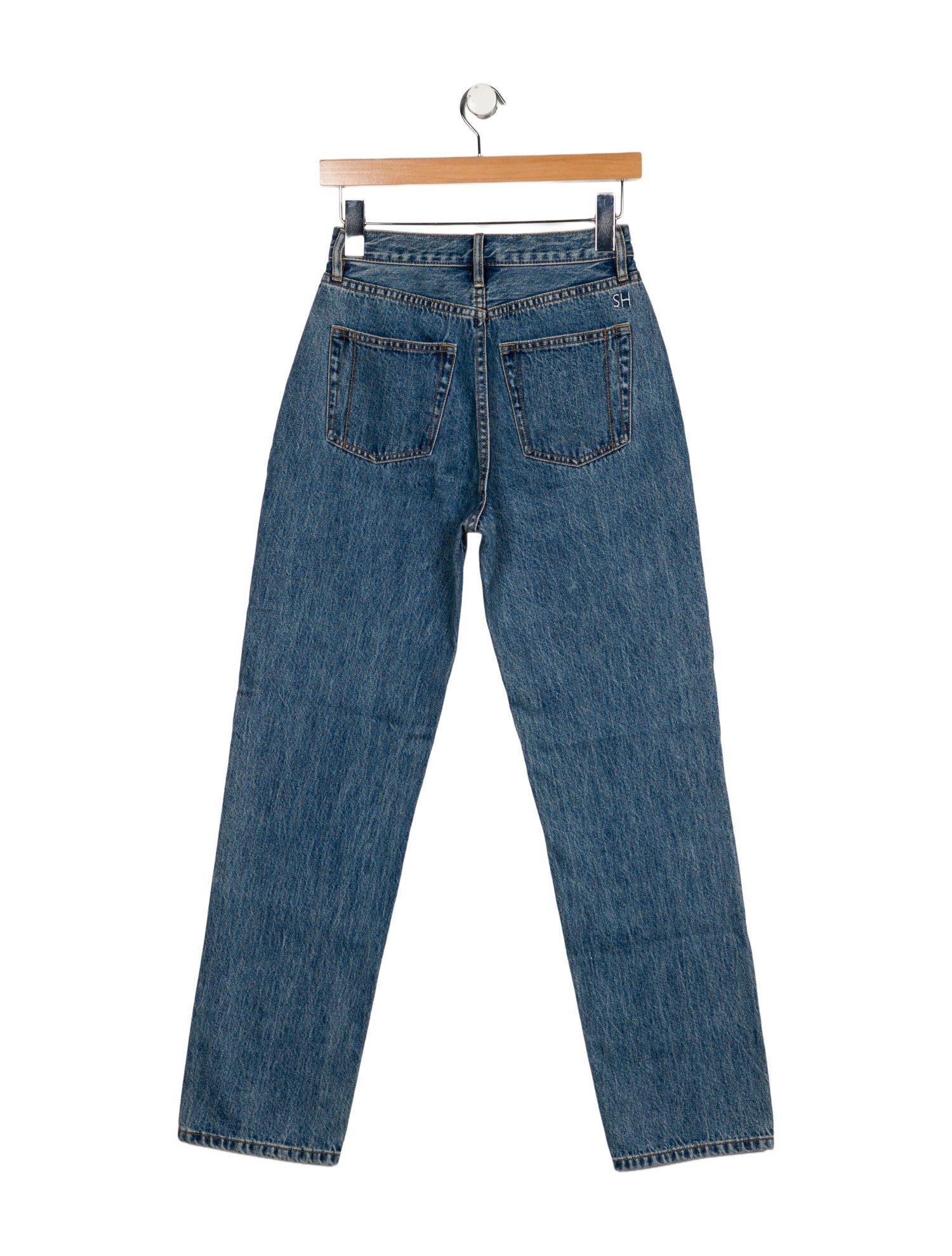 Still Here High-Rise Straight Leg Jeans