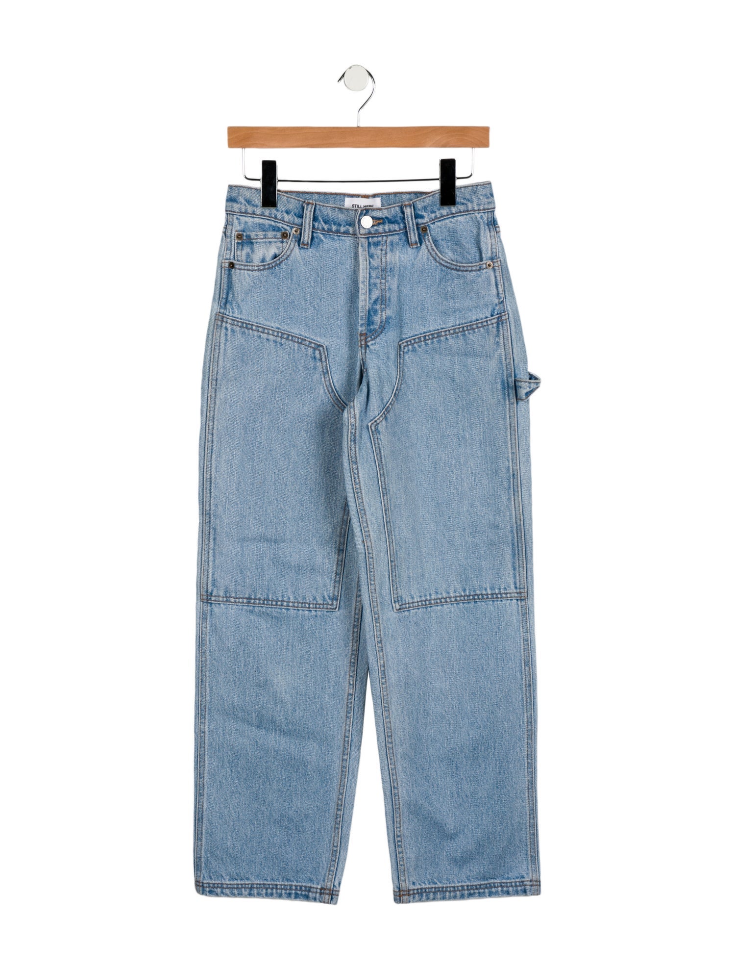 Still Here Mid-Rise Wide Leg Jeans
