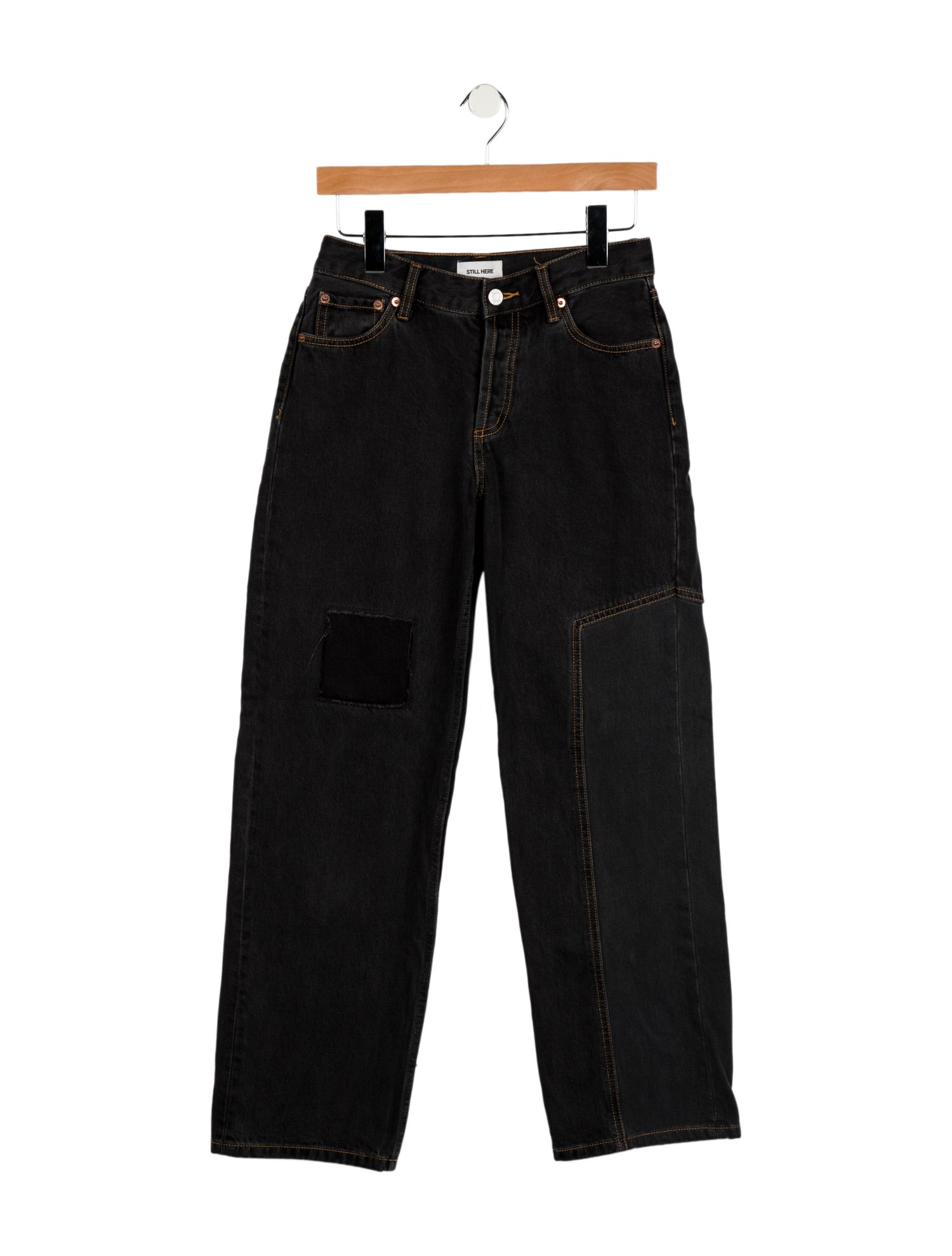 Still Here Mid-Rise Wide Leg Jeans