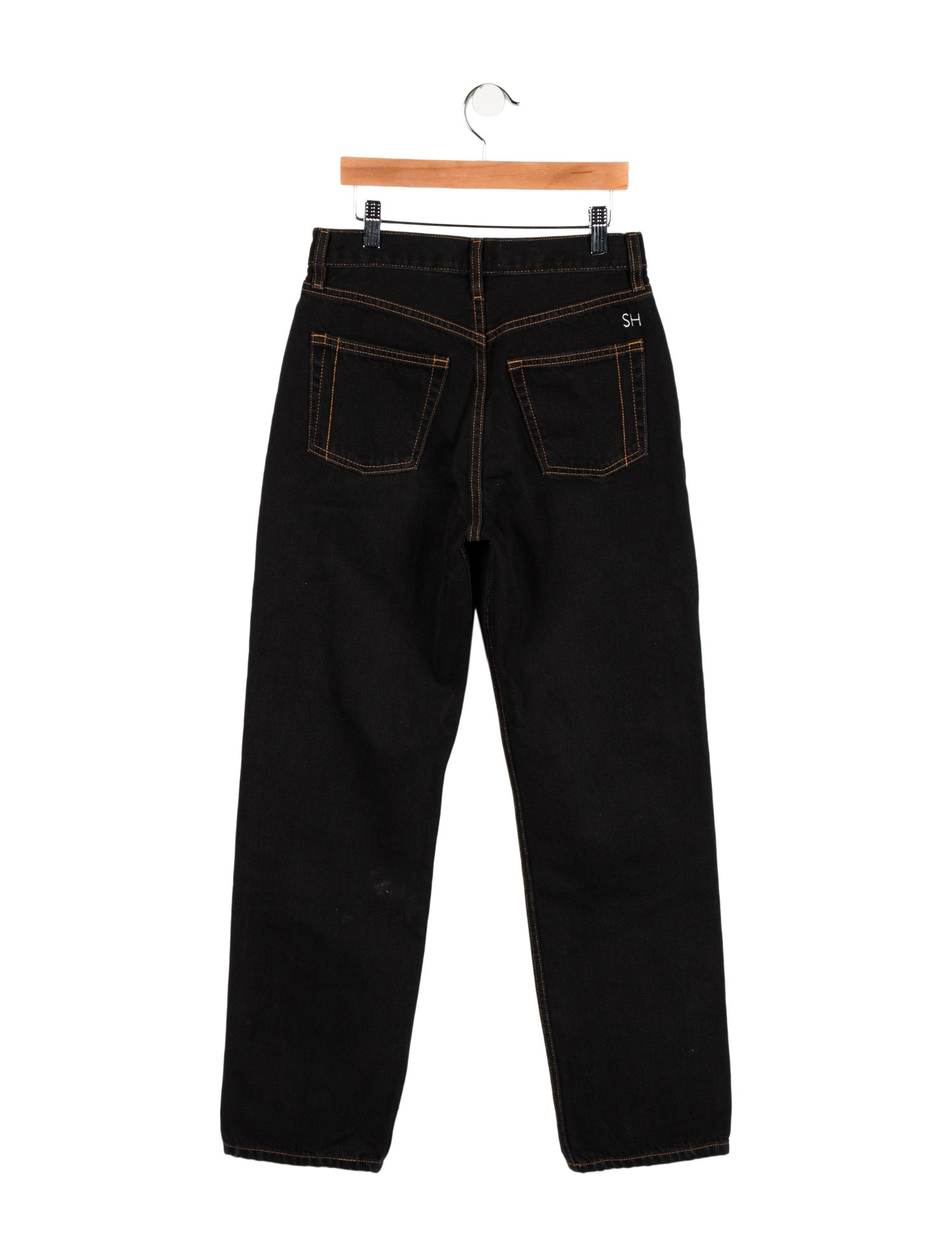 Still Here High-Rise Straight Leg Jeans