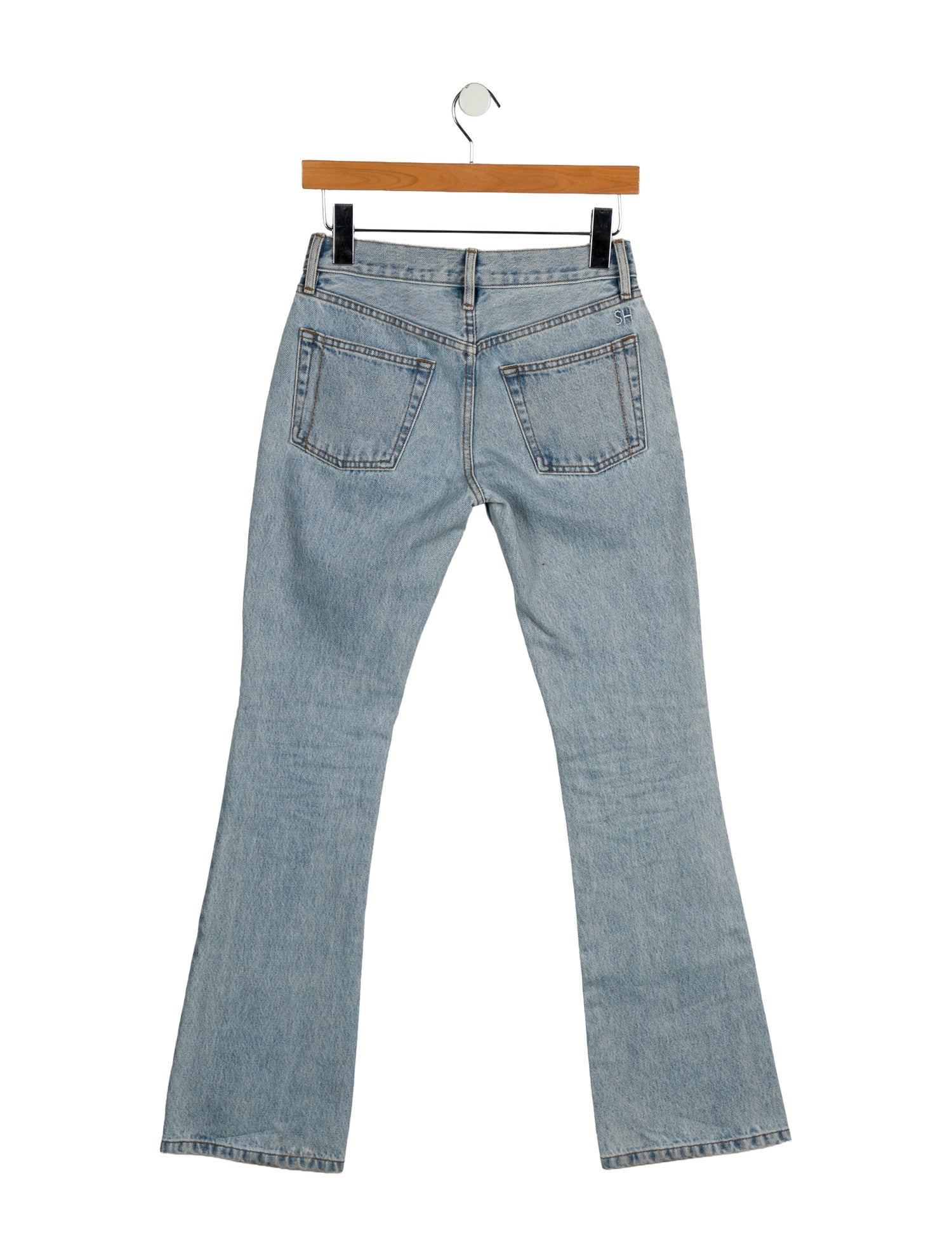 Still Here Mid-Rise Straight Leg Jeans