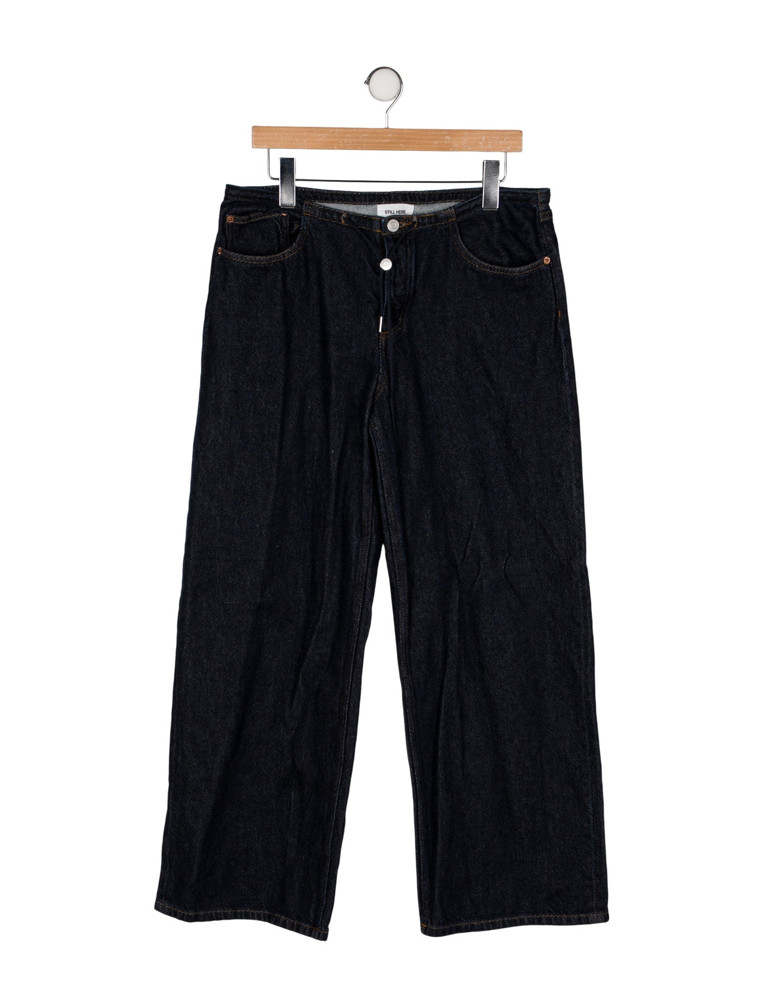 Still Here Mid-Rise Wide Leg Jeans