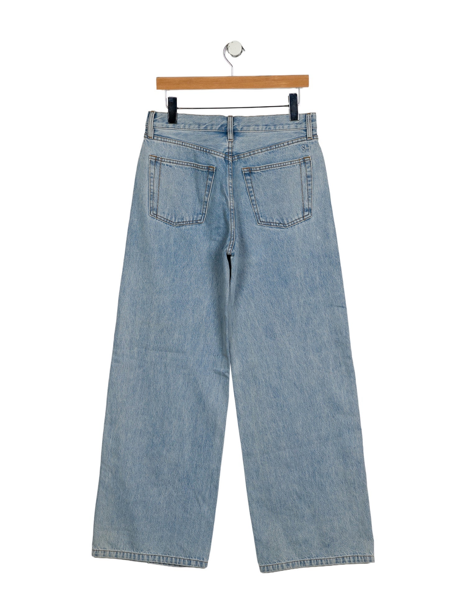 Still Here High-Rise Wide Leg Jeans
