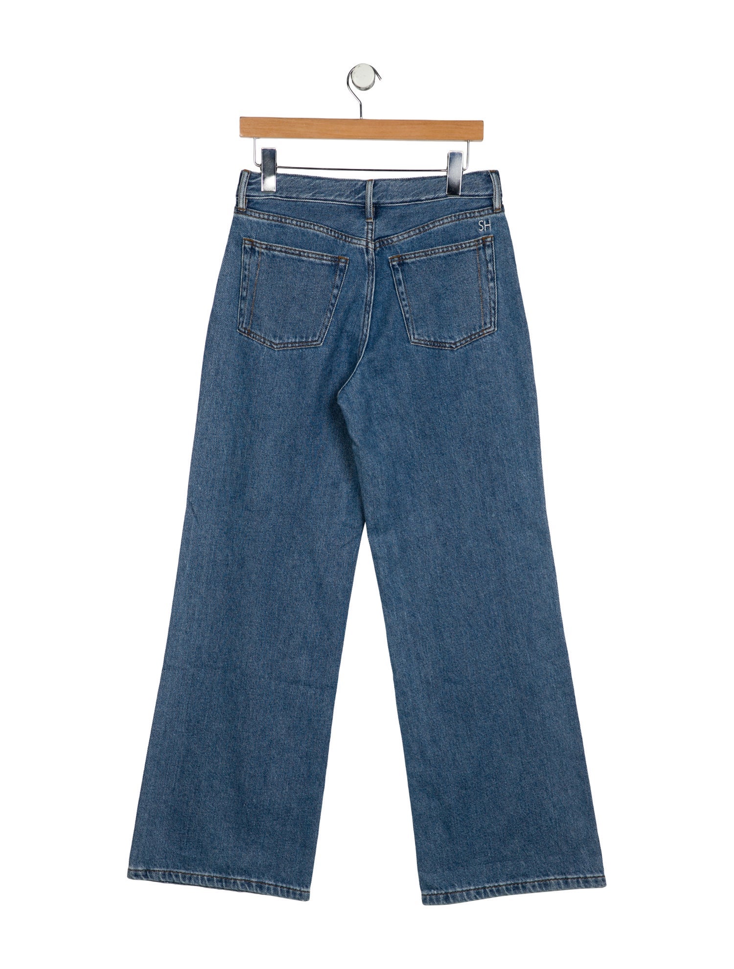 Still Here High-Rise Wide Leg Jeans