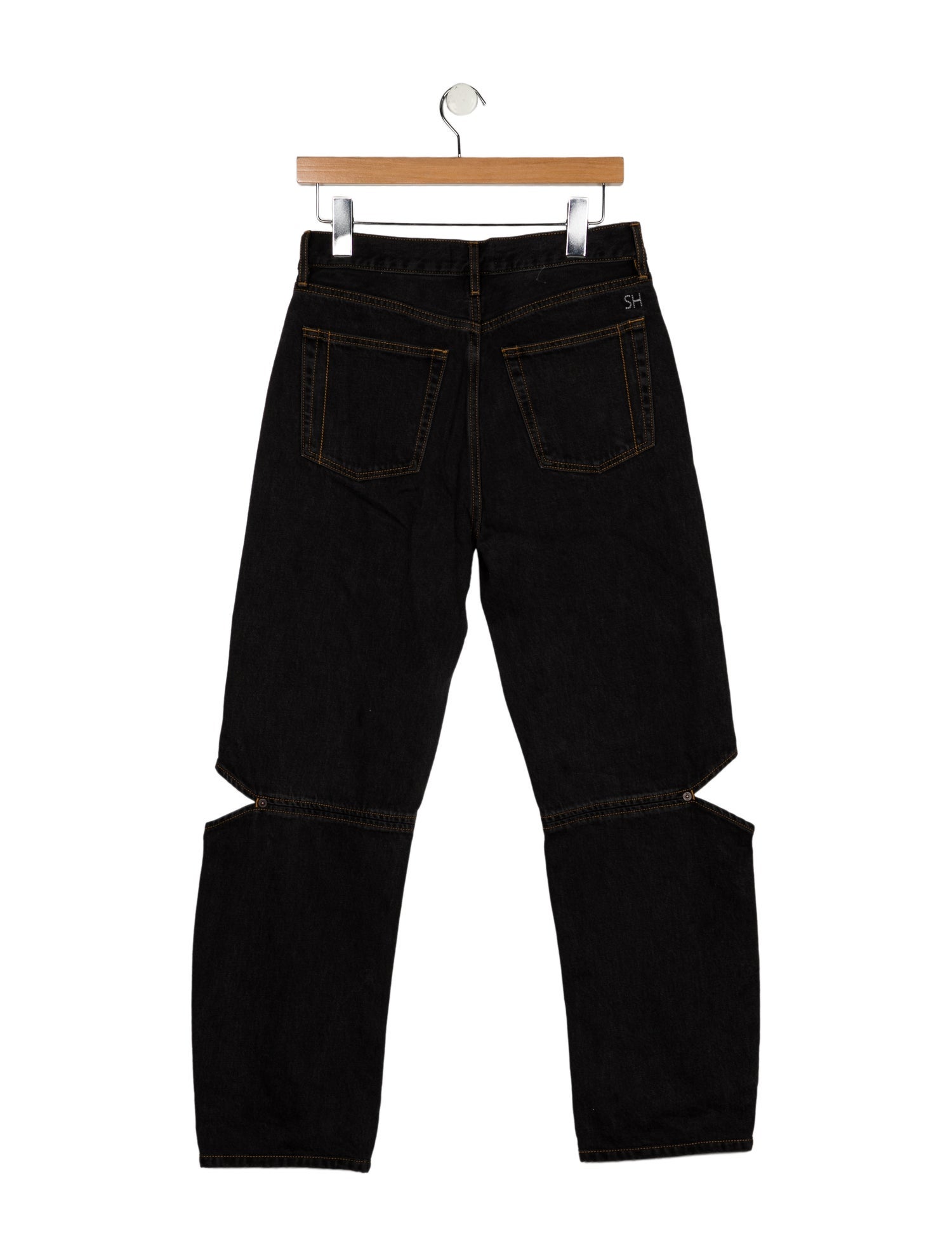 Still Here High-Rise Straight Leg Jeans