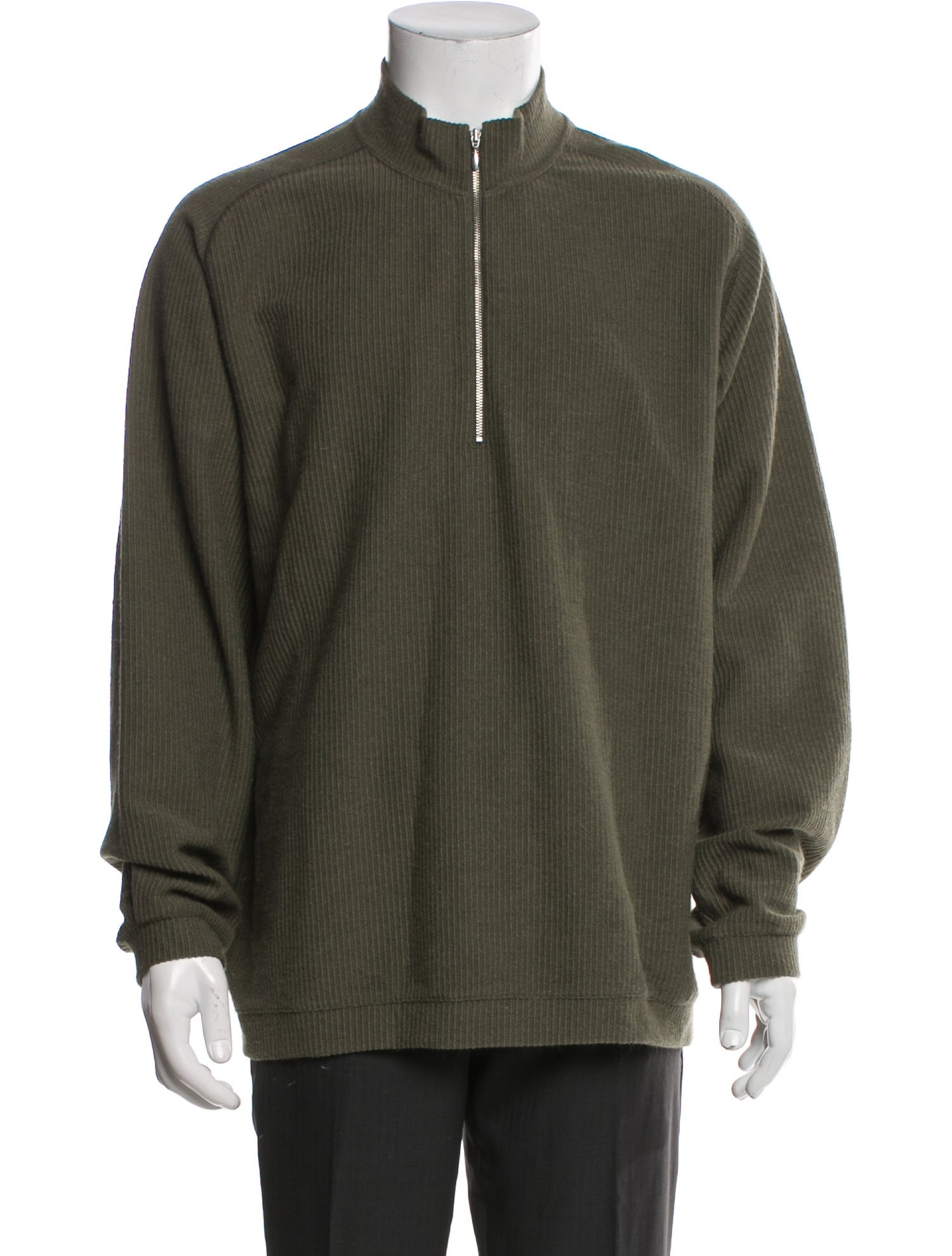 Still By Hand Mock Neck Long Sleeve Pullover