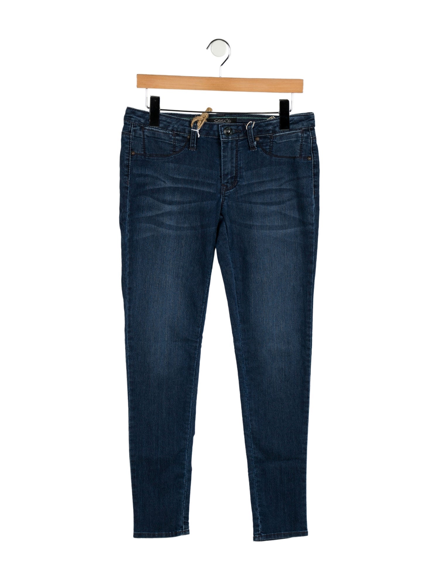 Stitch's Low-Rise Skinny Leg Jeans