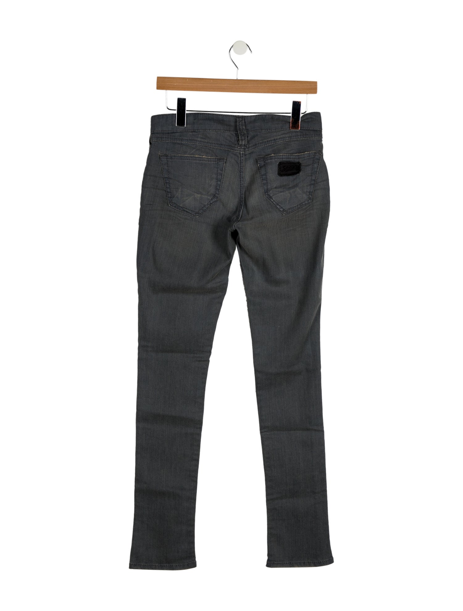 Stitch's Low-Rise Straight Leg Jeans