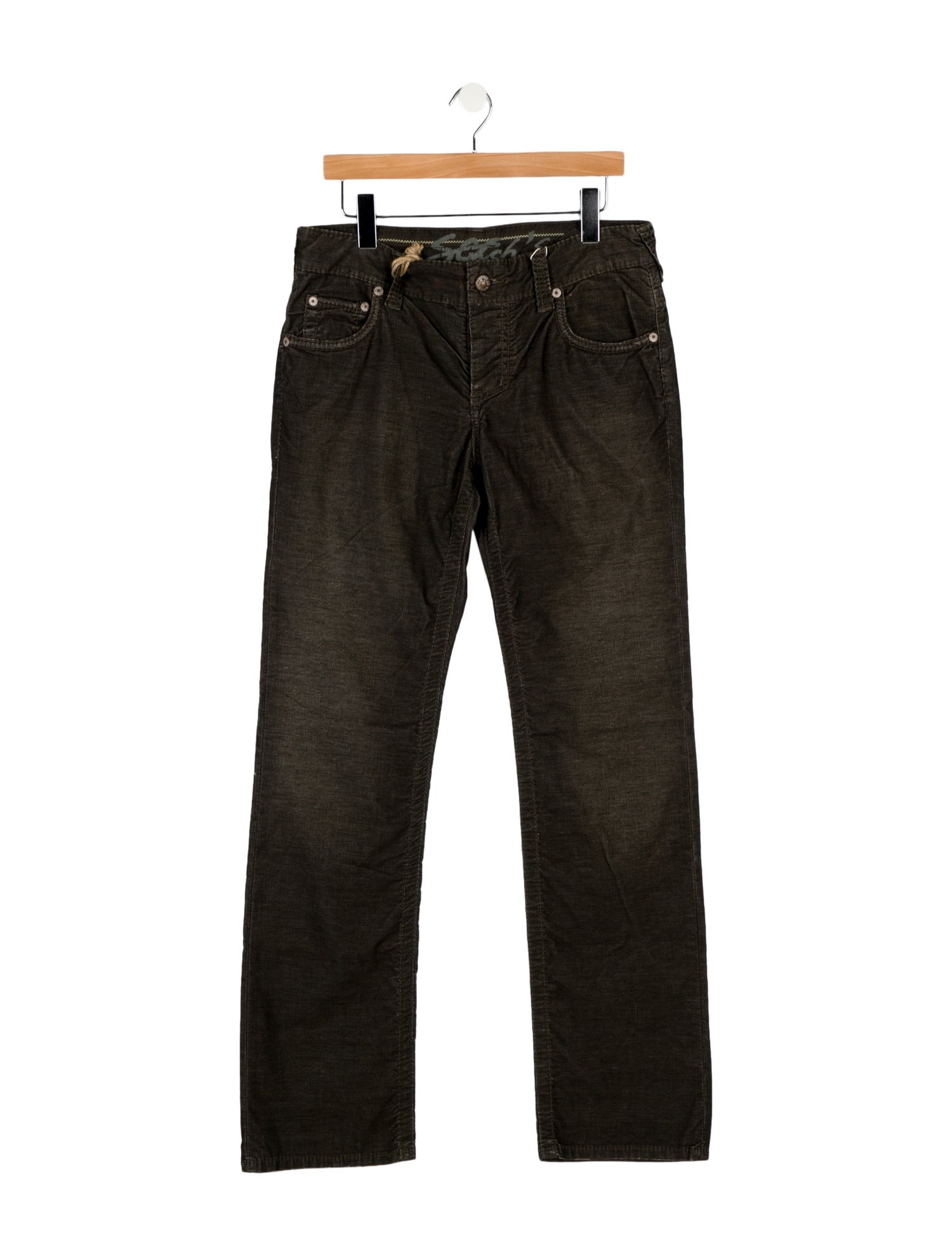 Stitch's Tie-Dye Print Corduroy Pants