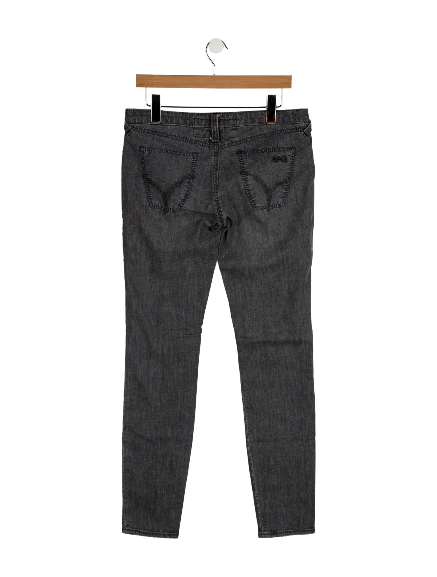 Stitch's Mid-Rise Straight Leg Jeans