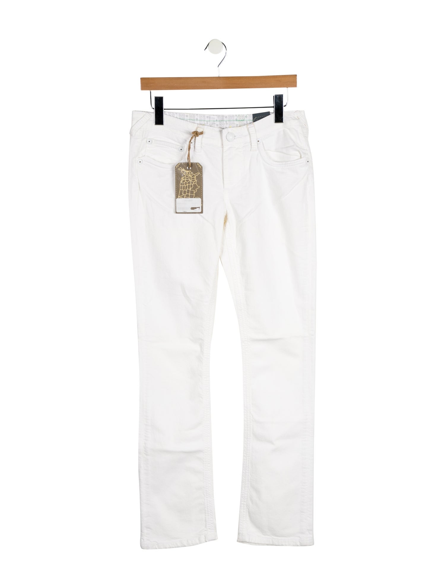 Stitch's Mid-Rise Straight Leg Jeans