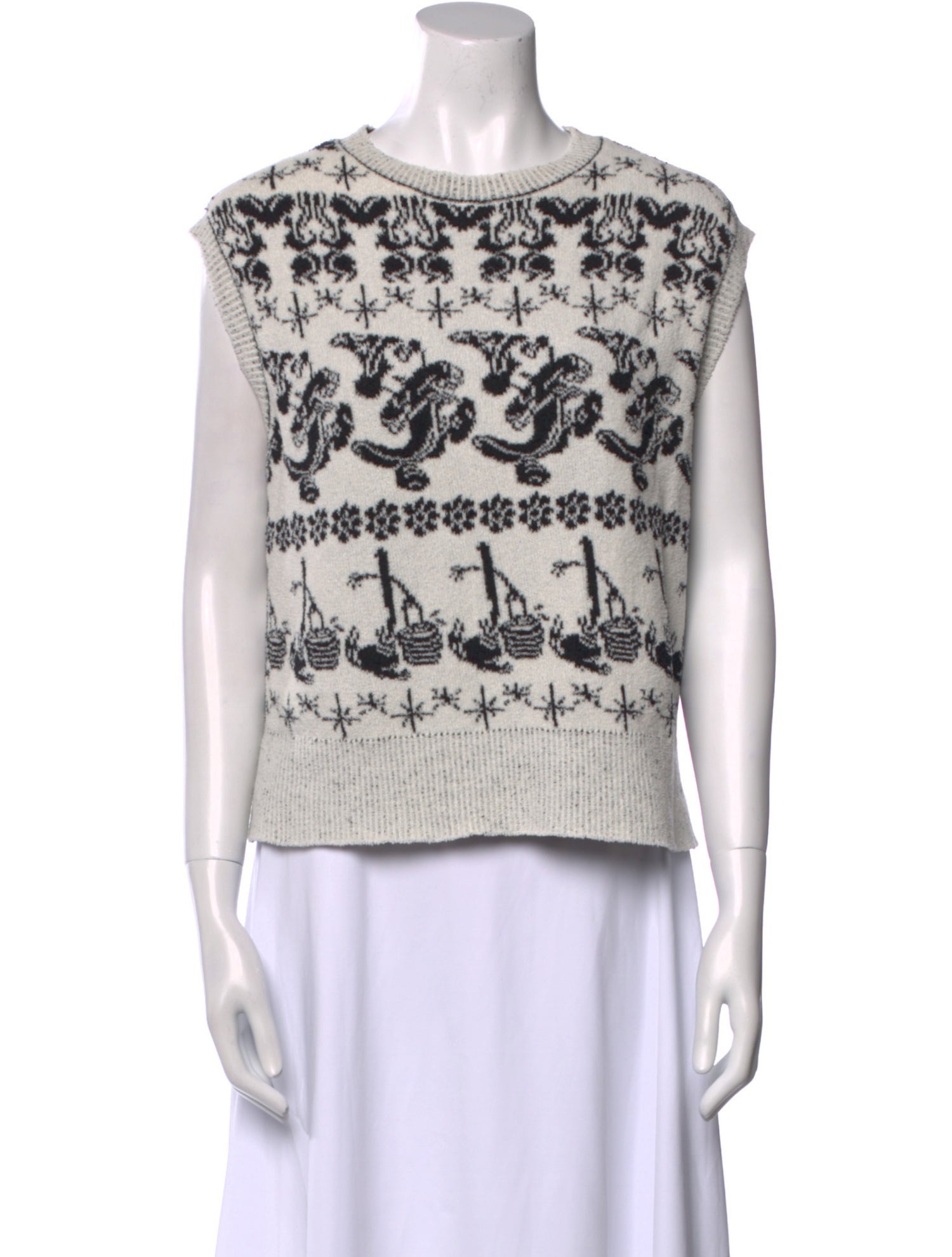 Stella McCartney x Disney Printed Scoop Neck Sweater