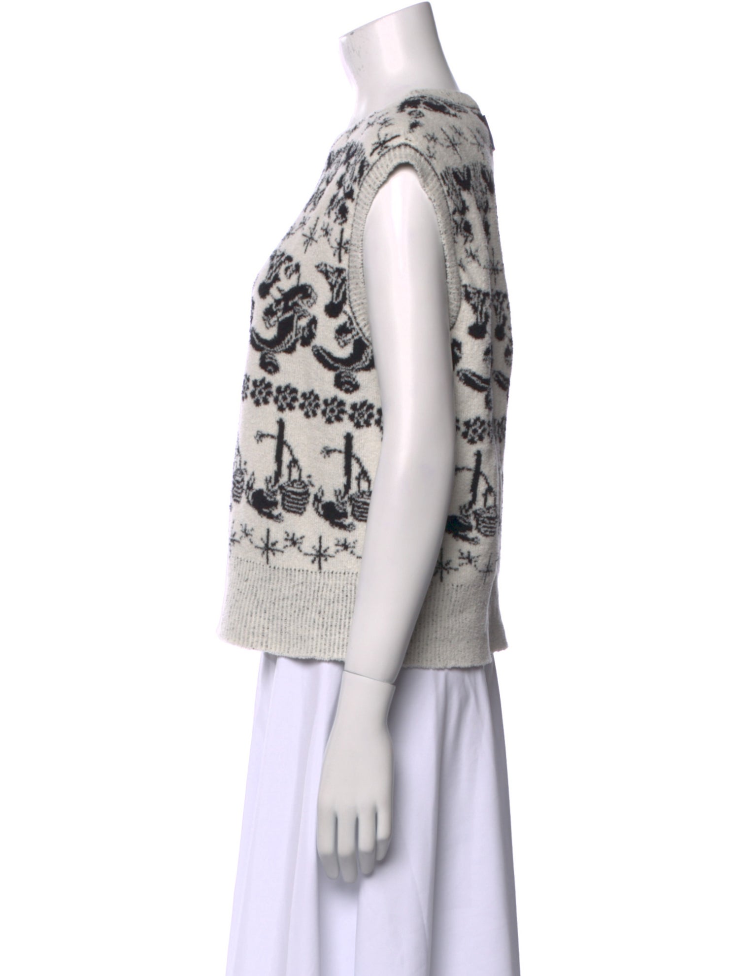 Stella McCartney x Disney Printed Scoop Neck Sweater