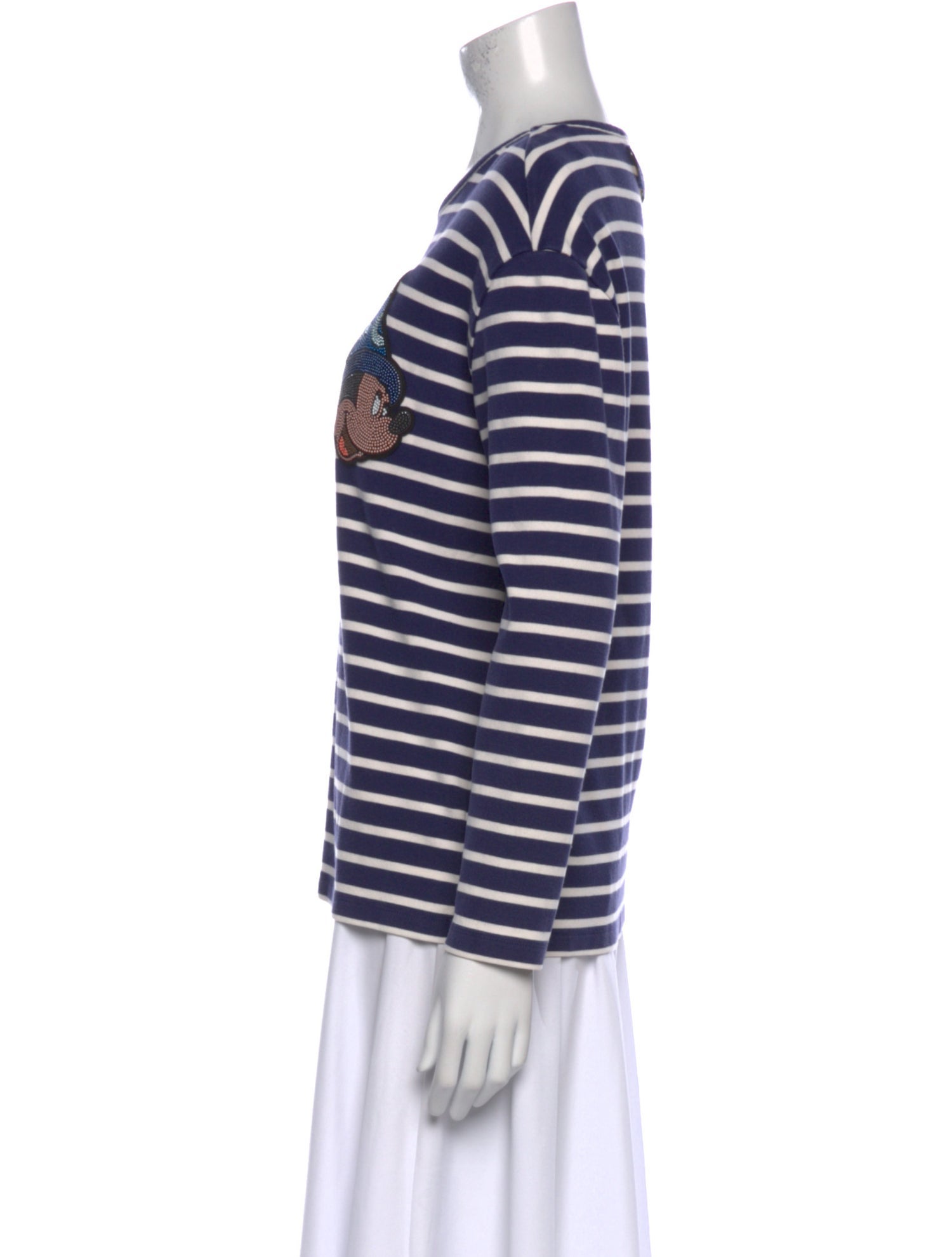 Stella McCartney x Disney Striped Bateau Neckline T-Shirt