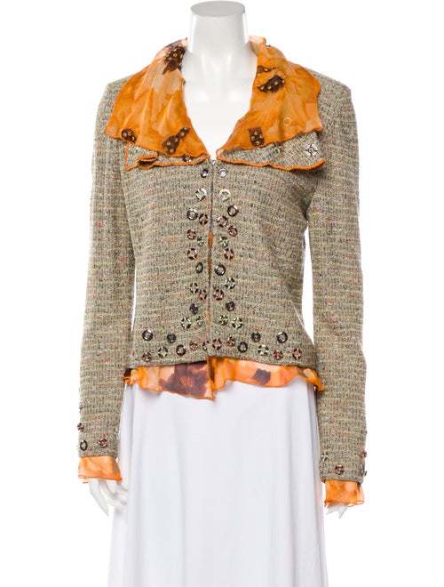 St. John Couture Tweed Pattern Jacket