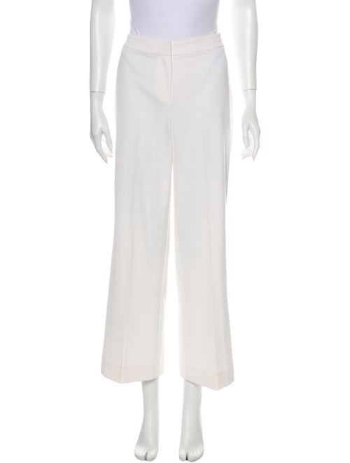 St. John Couture Wide Leg Pants White
