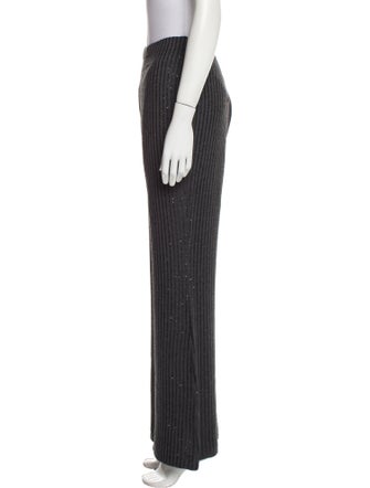 St. John Couture Striped Wide Leg Pants