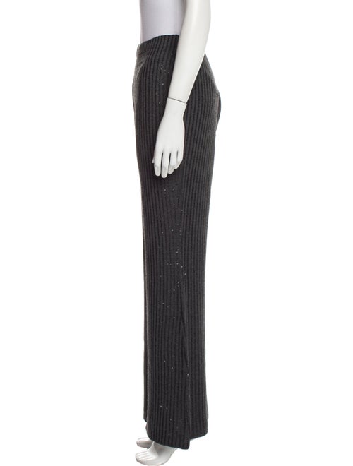 St. John Couture Striped Wide Leg Pants