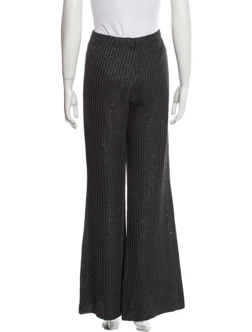 St. John Couture Striped Wide Leg Pants