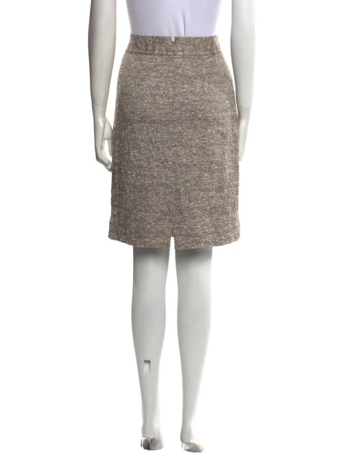 St. John Couture Wool Knee-Length Skirt