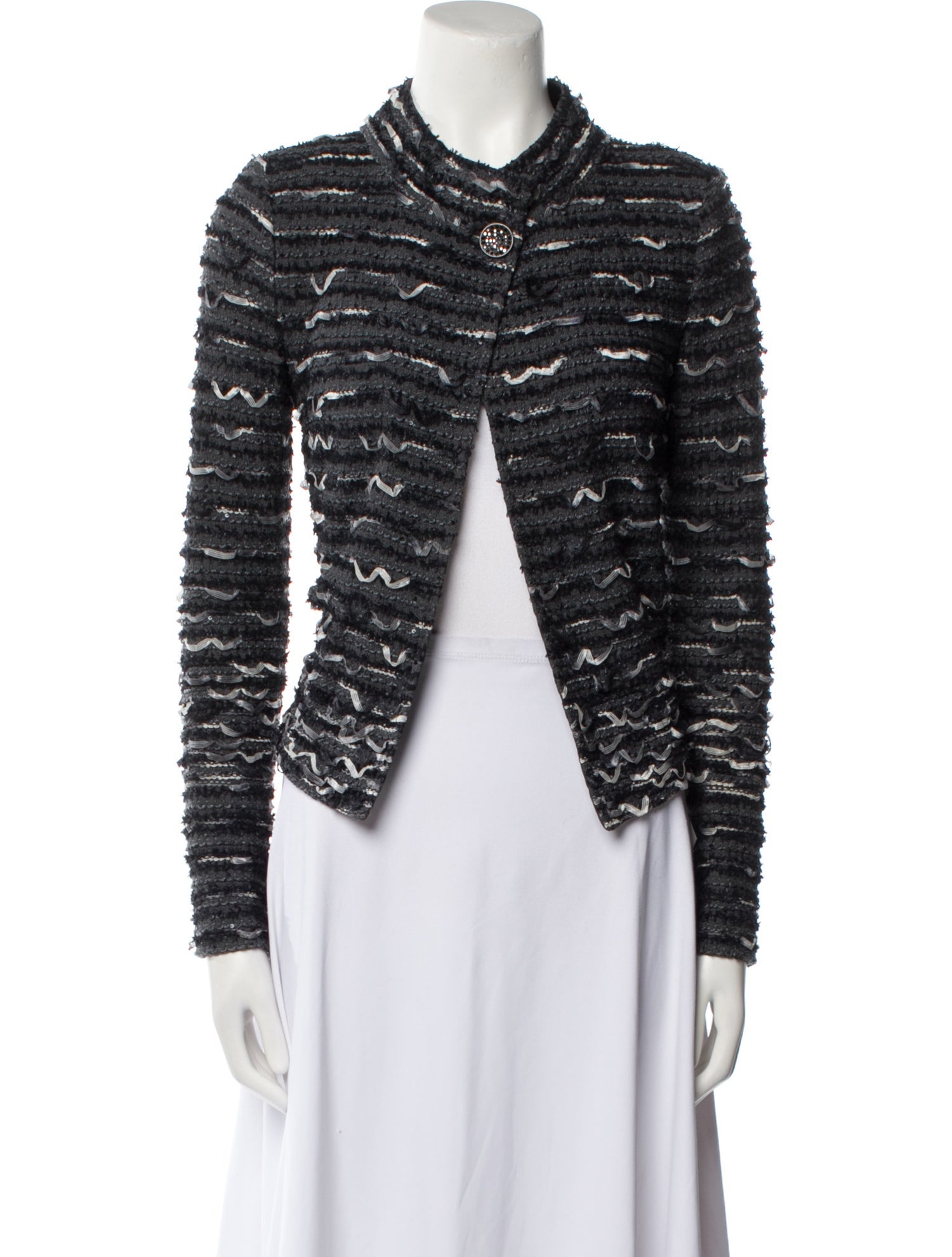 St. John Couture Mock Neck Sweater