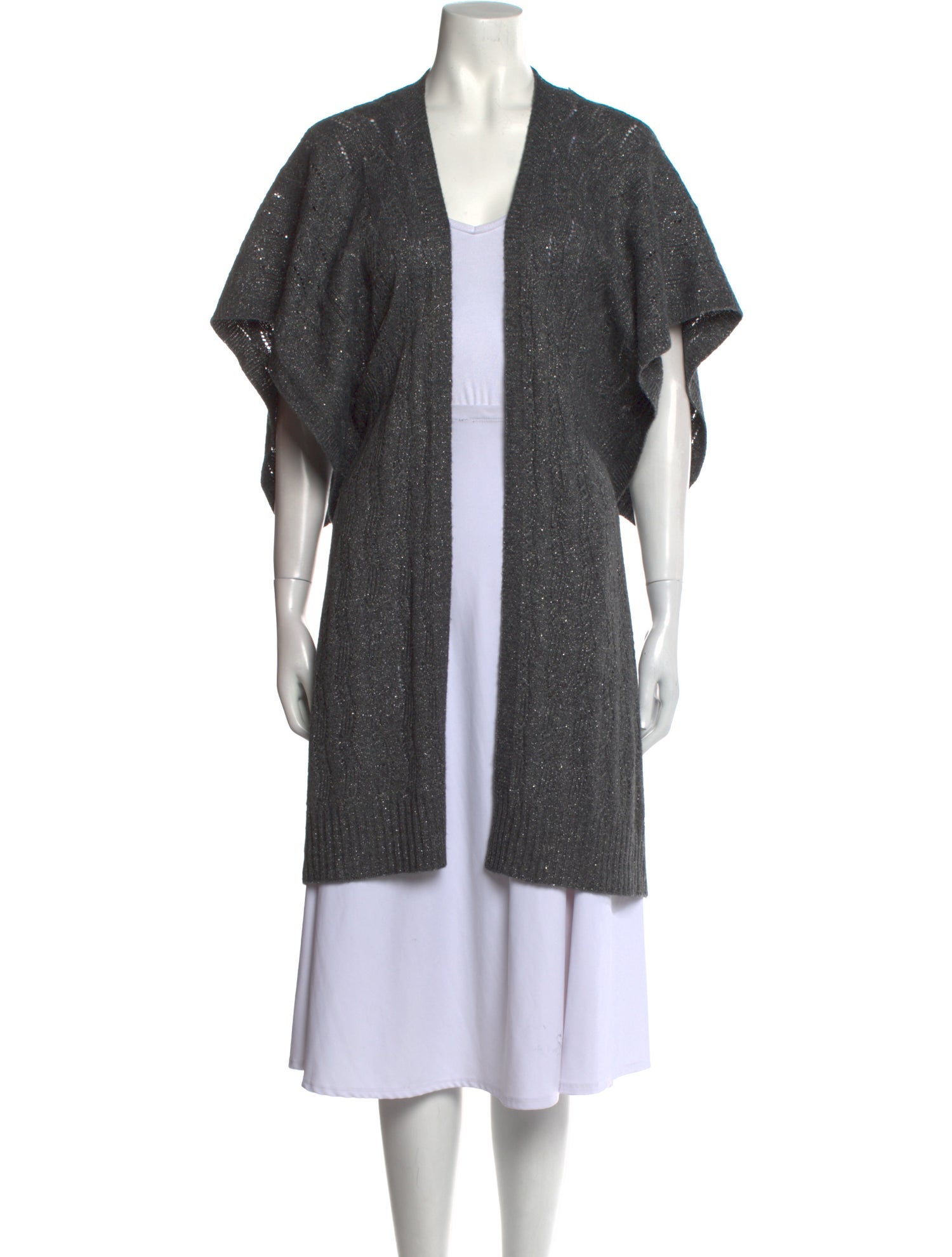 St. John Couture Open Front Sweater