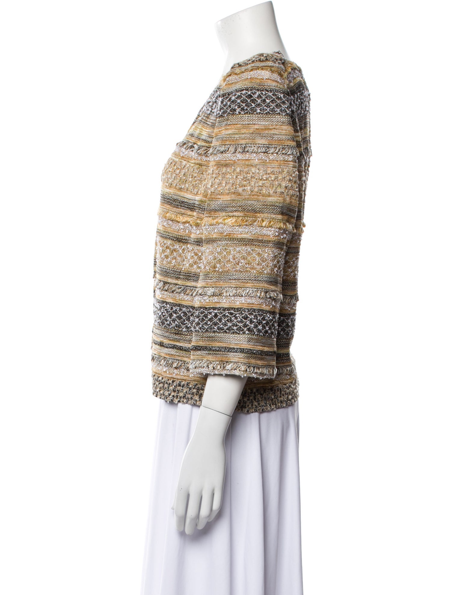 St. John Couture Tweed Pattern Jacket