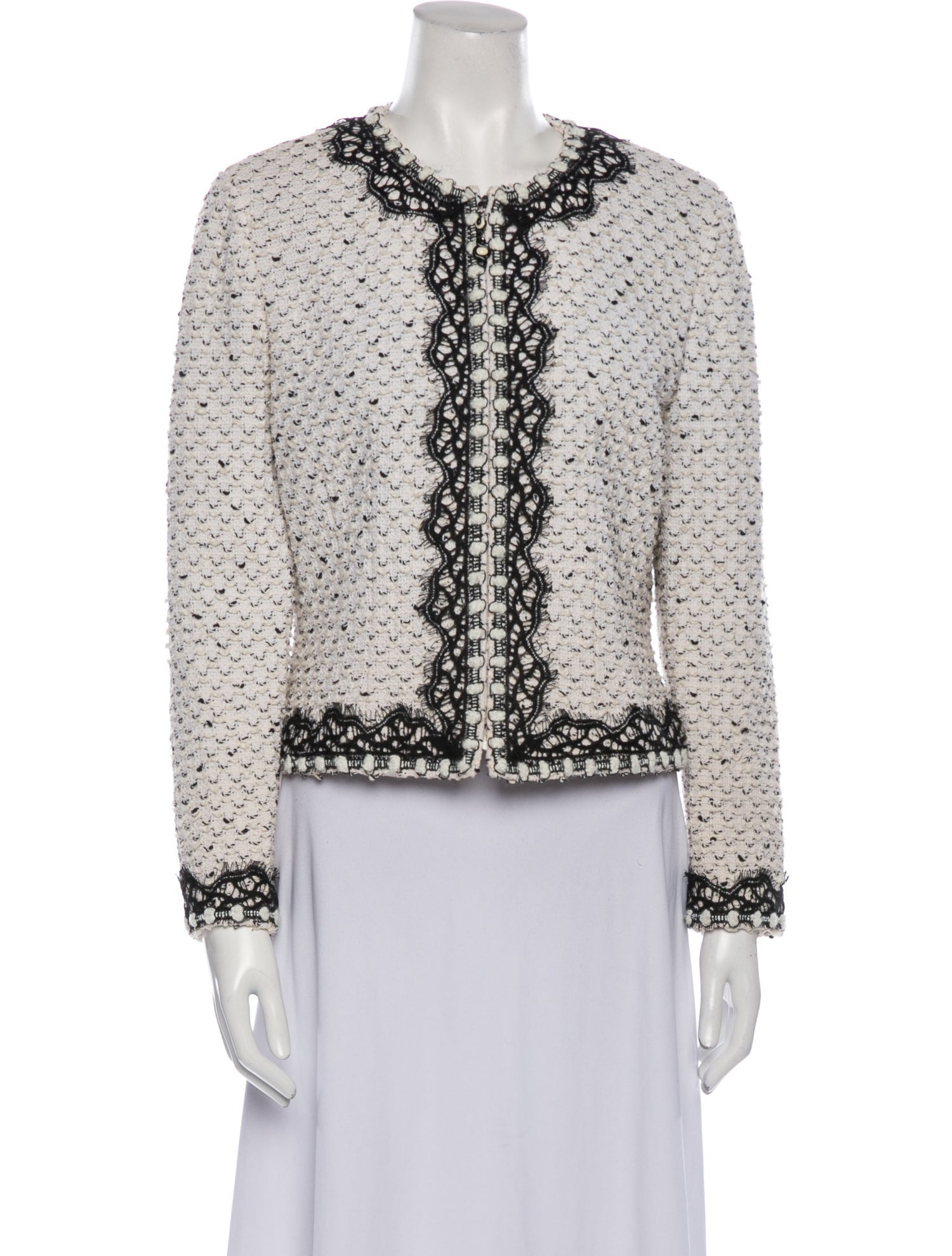 St. John Couture Tweed Pattern Evening Jacket