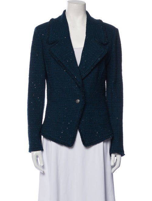 St. John Couture Tweed Pattern Blazer