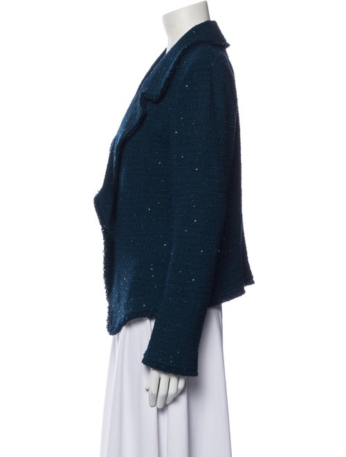 St. John Couture Tweed Pattern Blazer