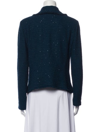 St. John Couture Tweed Pattern Blazer