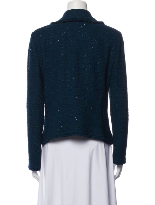 St. John Couture Tweed Pattern Blazer