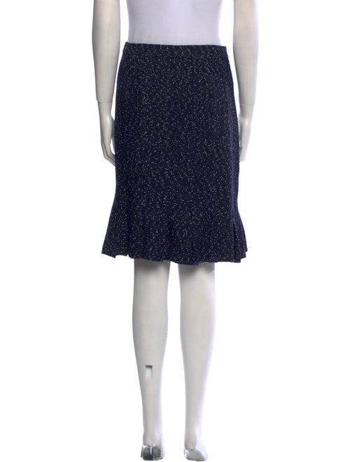 St. John Couture Wool Knee-Length Skirt
