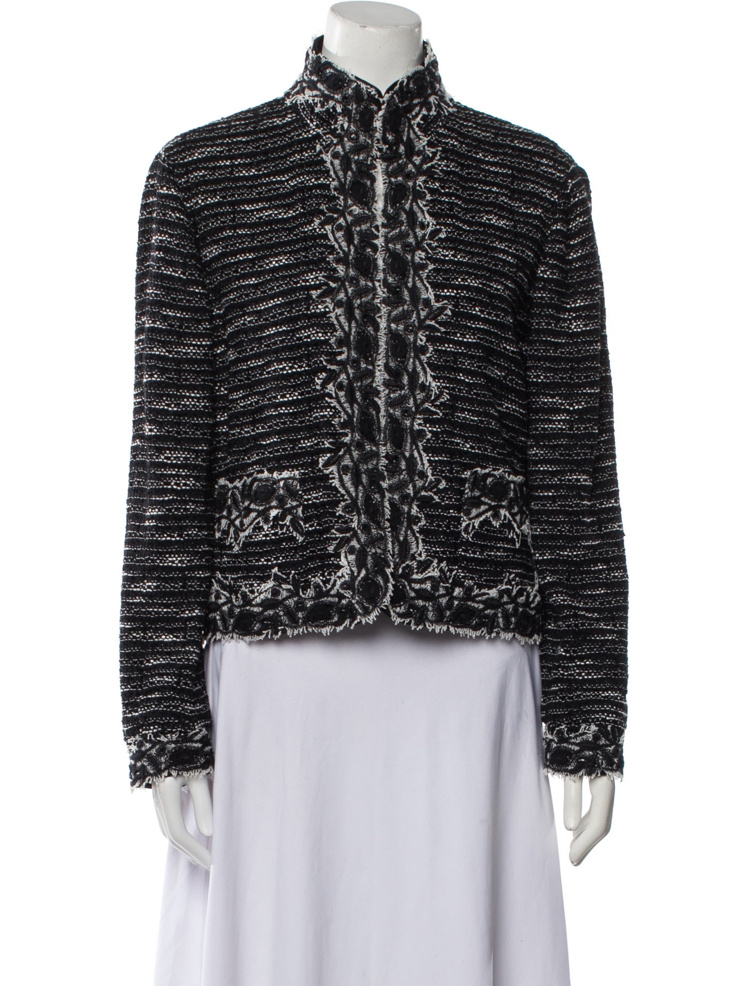 St. John Couture Tweed Pattern Evening Jacket