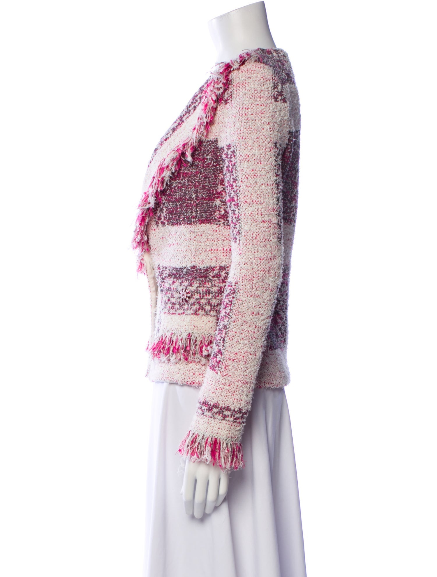 St. John Couture Wool Tweed Pattern Jacket