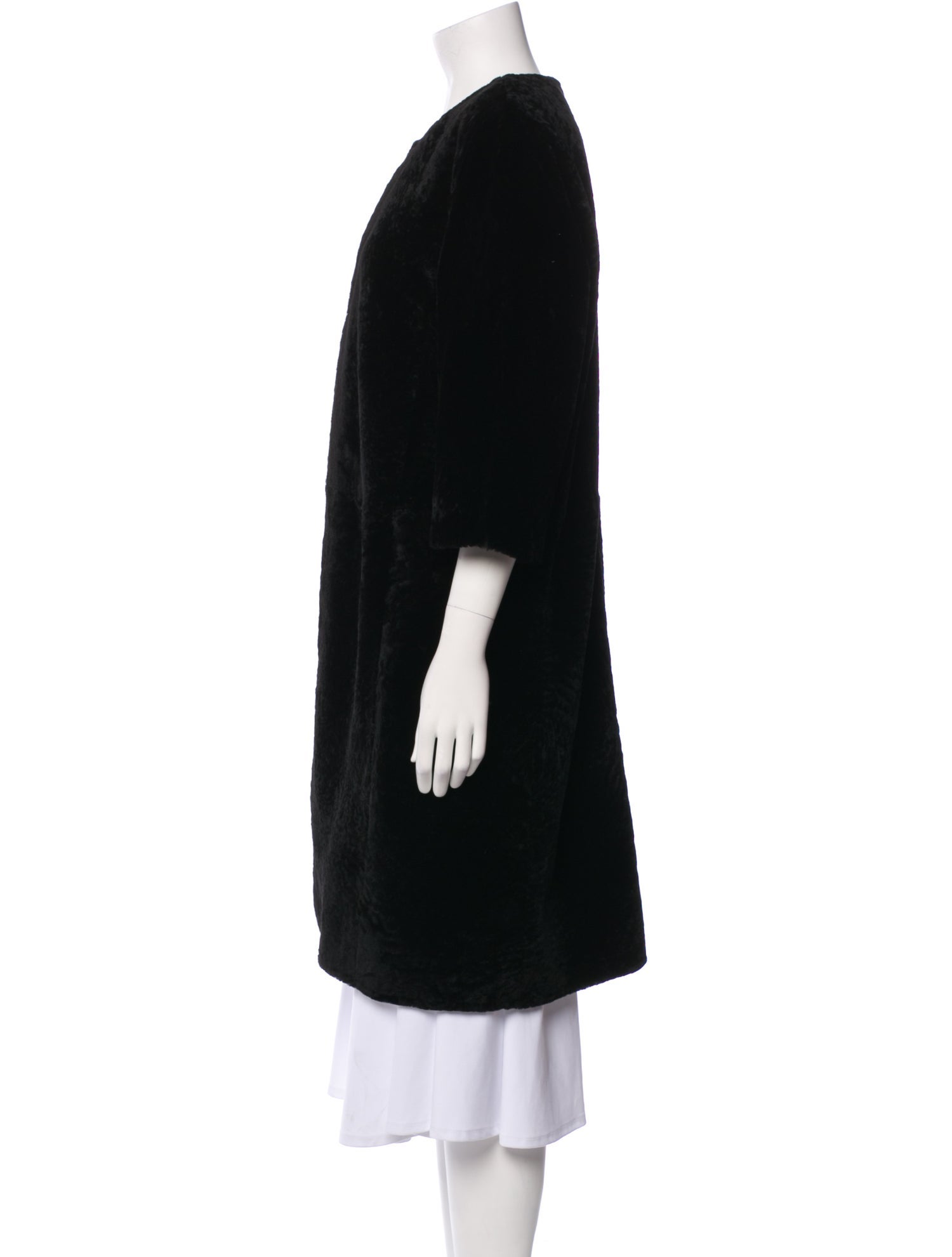 St. John Couture Leather Coat