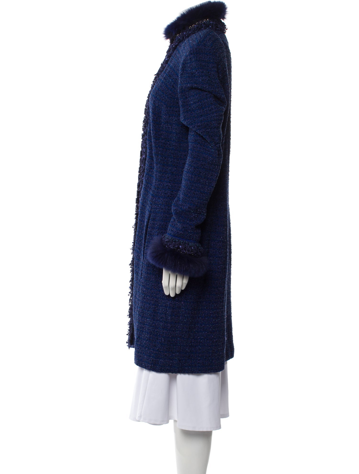 St. John Couture Faux Fur Coat