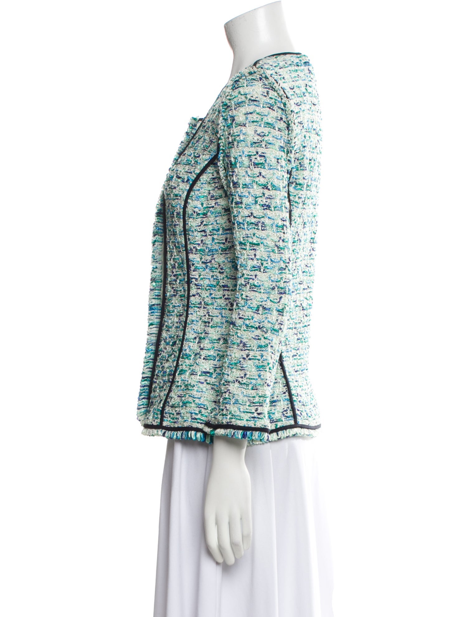 St. John Couture Tweed Pattern Evening Jacket