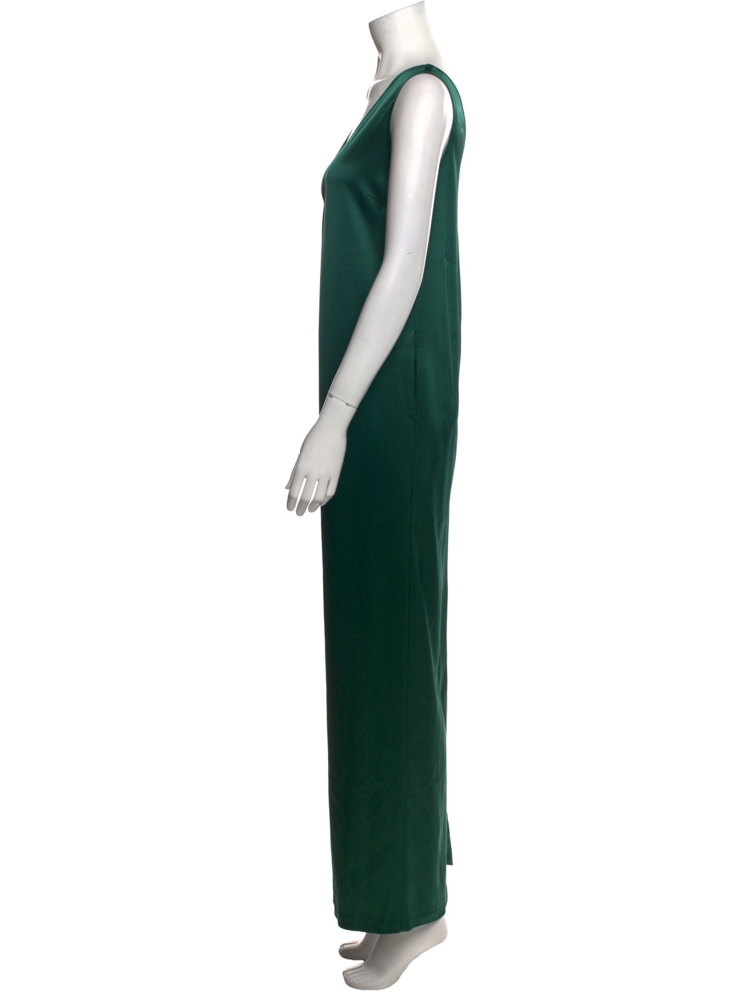 St. John Couture V-Neck Long Dress