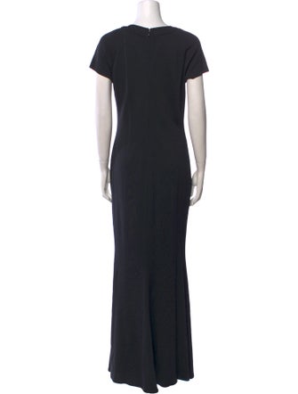 St. John Couture Wool Long Dress