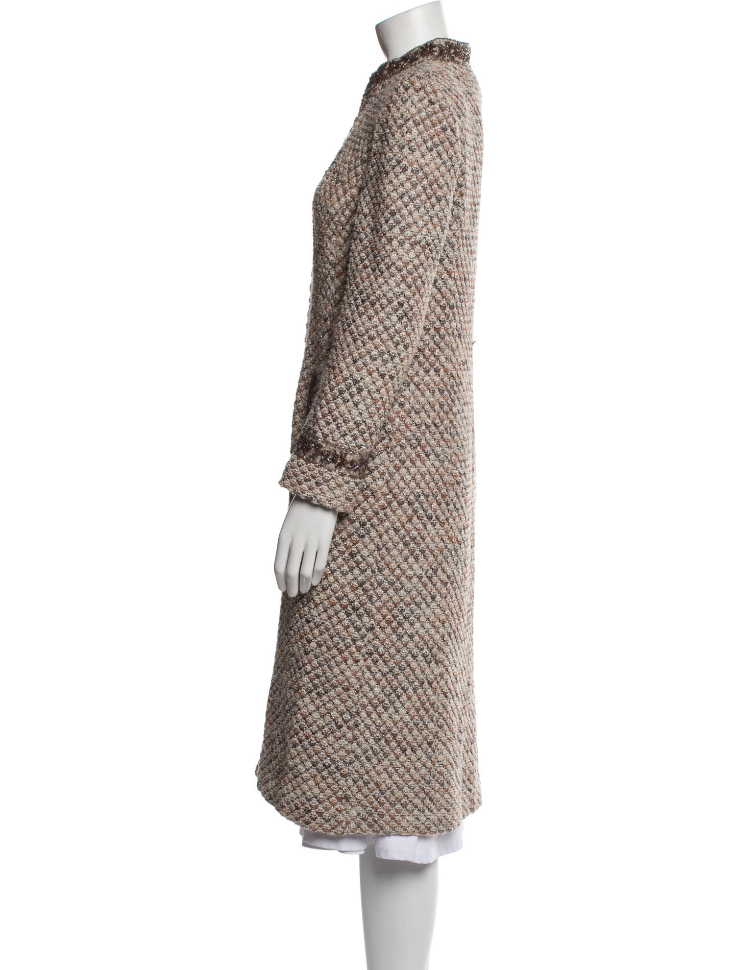 St. John Couture Printed Coat