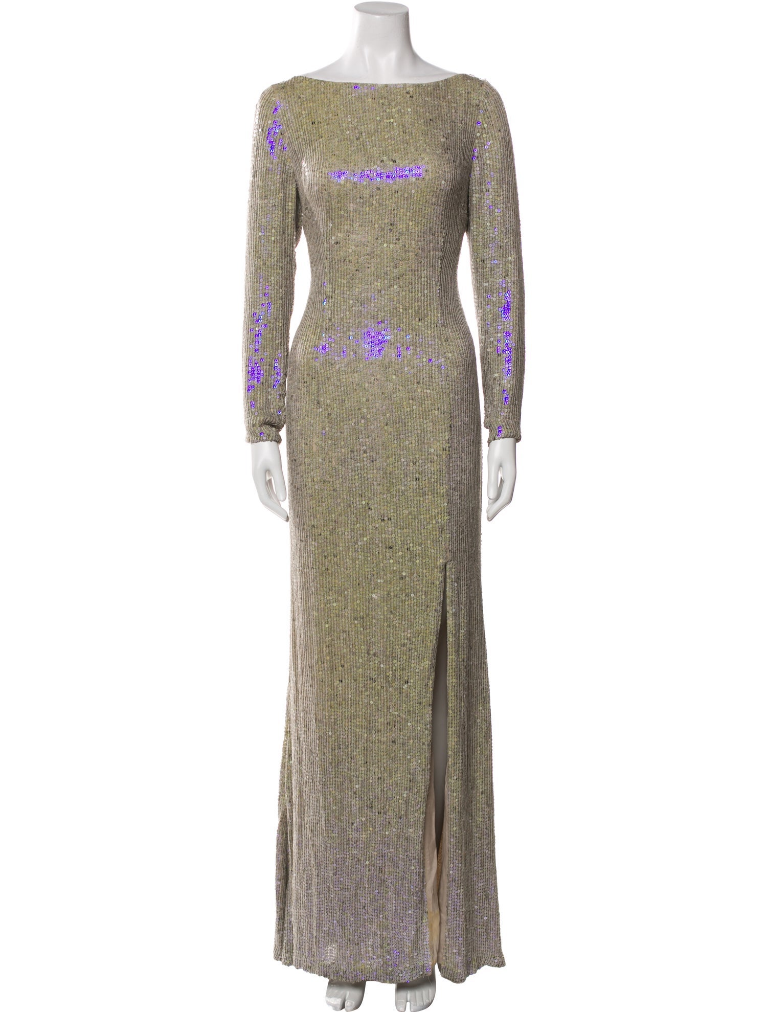 St. John Couture Silk Long Dress