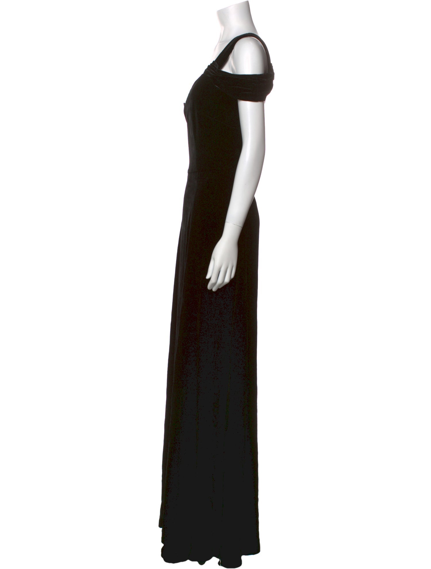 St. John Couture V-Neck Long Dress w/ Tags