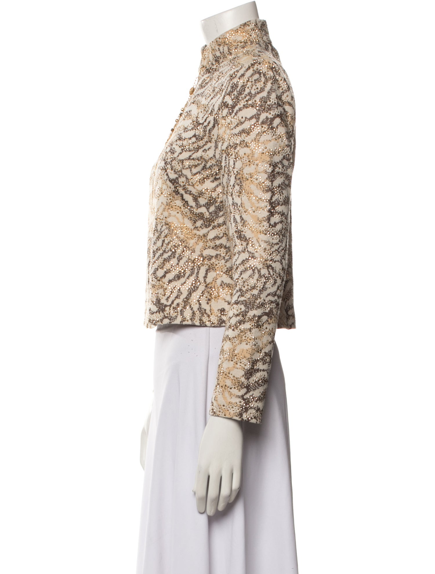 St. John Couture Printed Evening Jacket