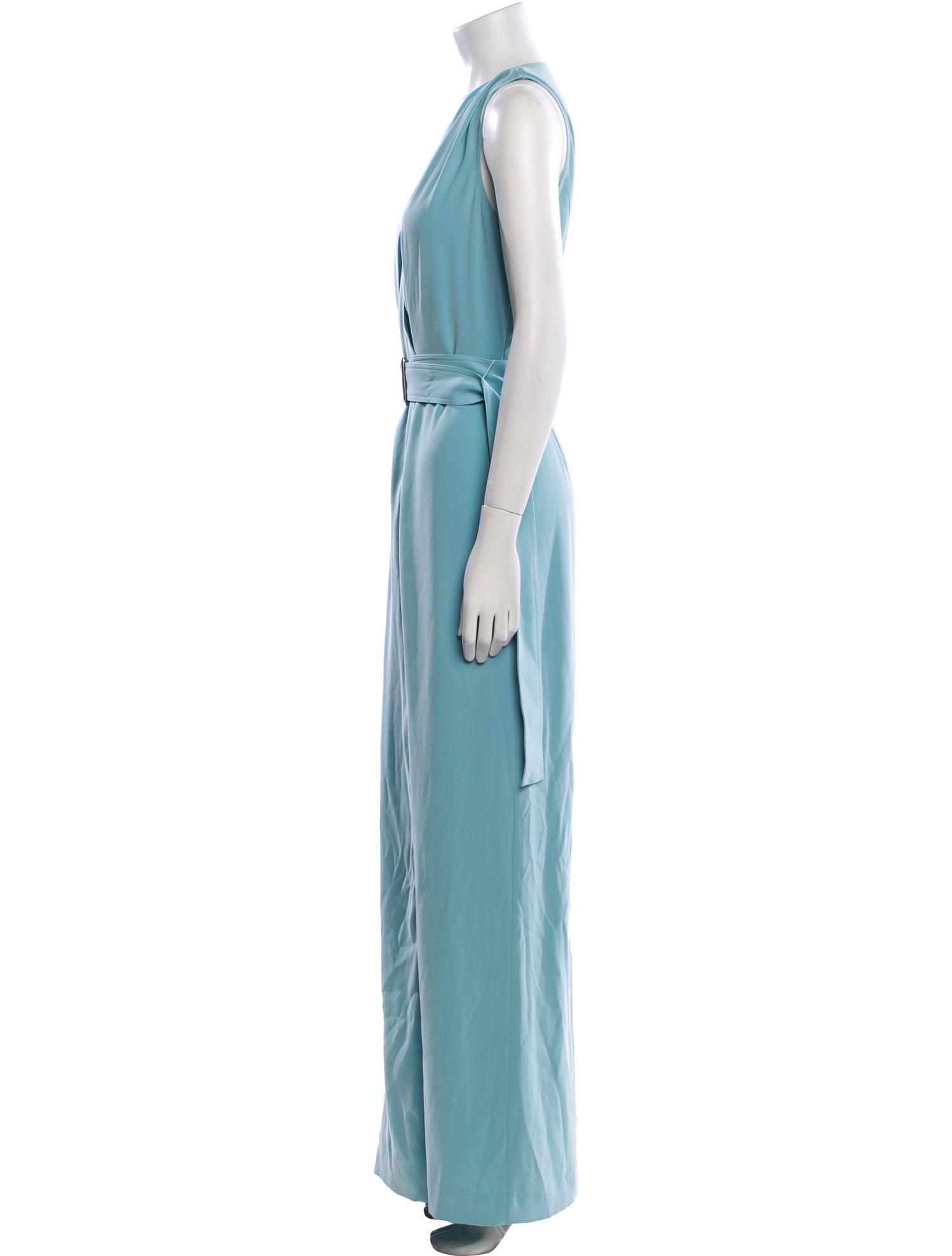 St. John Couture V-Neck Long Dress